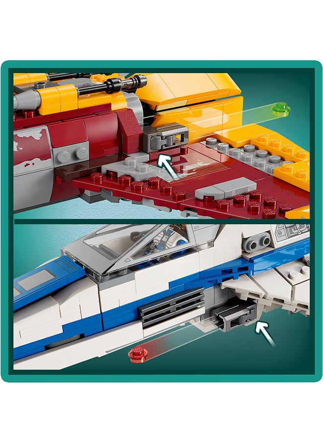 LEGO Star Wars: Ahsoka New Republic E-Wing Vs. Shin Hati’S Starfighter 75364 Building Toy Set; Fun Gift Idea For Kids Aged 9 And Over; Buildable Playset Featuring 2 Starfighters And 5 Characters (1,056 Pieces)  - Image 5