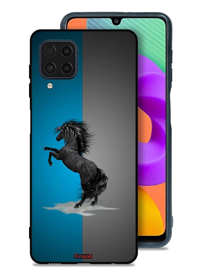 Tolwak Samsung Galaxy M22 Protective Case Cover Horse Art - Image 1