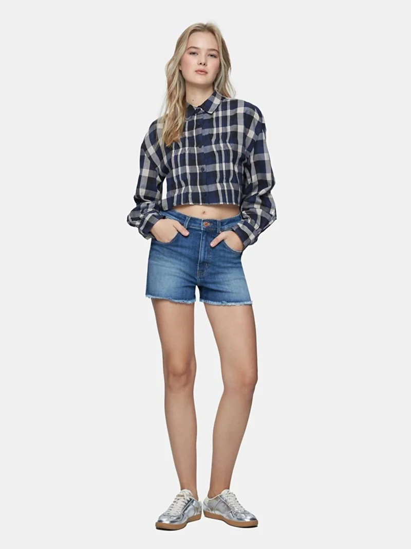 Women's Carola High Waist Jean Shorts