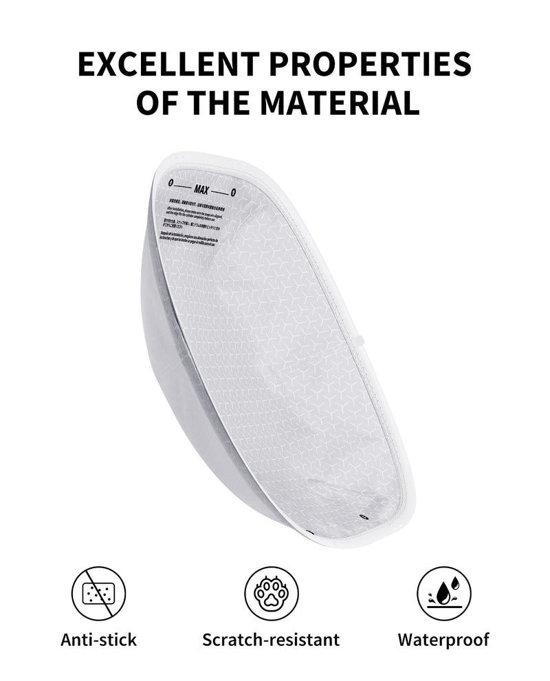 PETKIT Replaced Cat Litter Pad for PuraMax Automatic Cat Litter Box, Waterproof Leakproof Replacement Litter Mat, Scratch Resistance, High Flexibility - Image 3