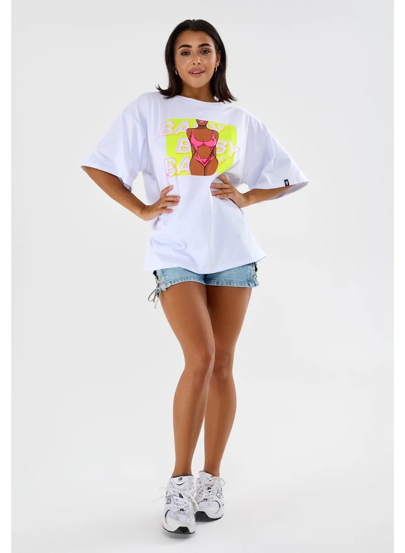 Bona Fide Oversize T-shirt Gta Oversize Gta Gym Top for Women for Women | Best Price UAE
