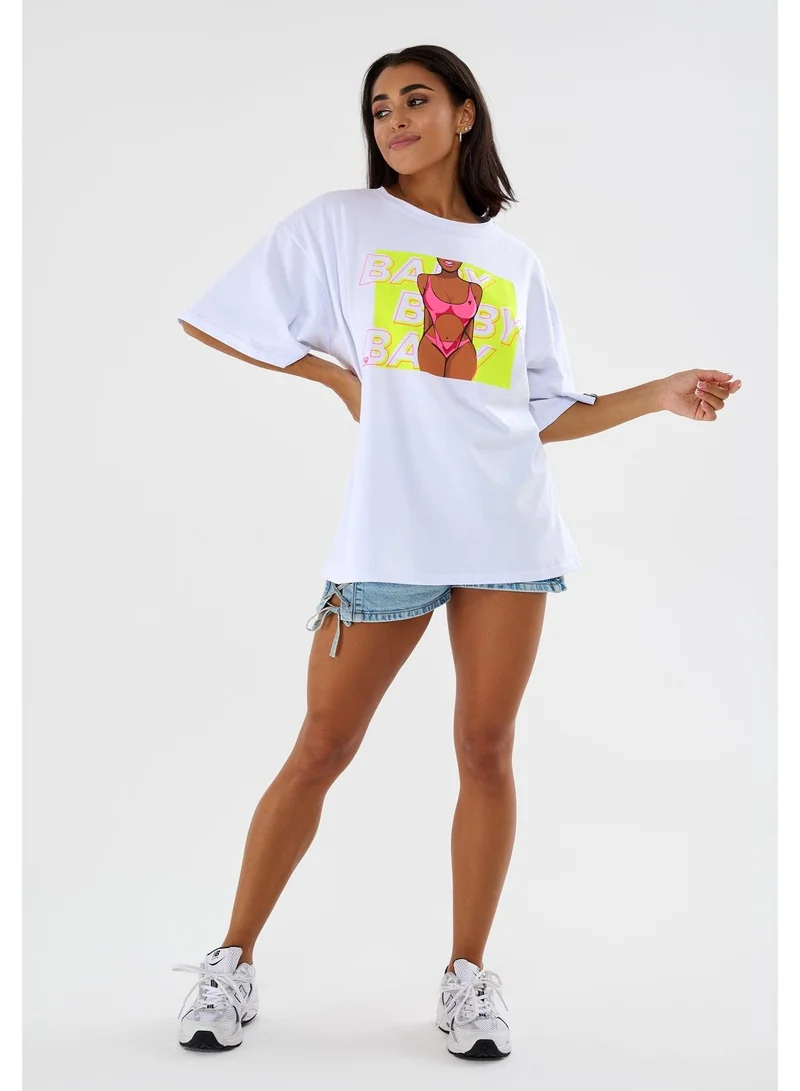 Bona Fide Oversize T-shirt Gta Oversize Gta Gym Top for Women for Women | Best Price UAE