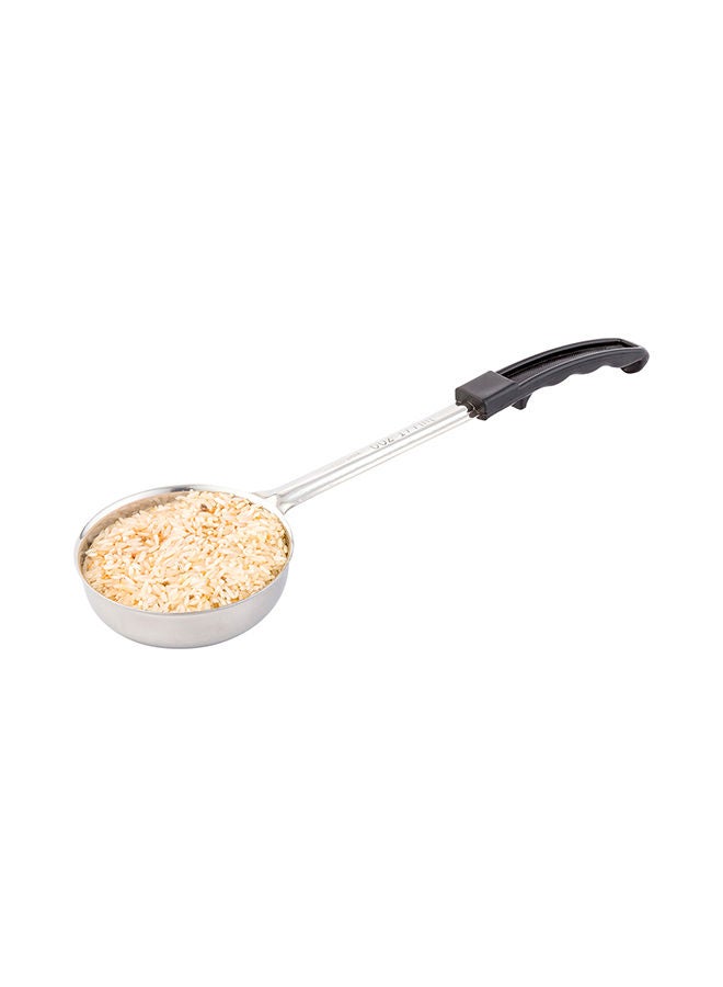 Restaurantware Met Lux 6 Ounce Portion Ladle, 1 With Black Handle Portion Serving Spoon - Does Not Corrode, Dishwashable, Stainless Steel Portion Control Serving Utensil, Multipurpose  - Image 5