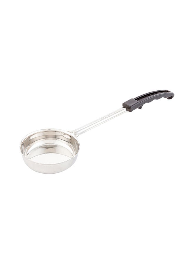 Restaurantware Met Lux 6 Ounce Portion Ladle, 1 With Black Handle Portion Serving Spoon - Does Not Corrode, Dishwashable, Stainless Steel Portion Control Serving Utensil, Multipurpose  - Image 4