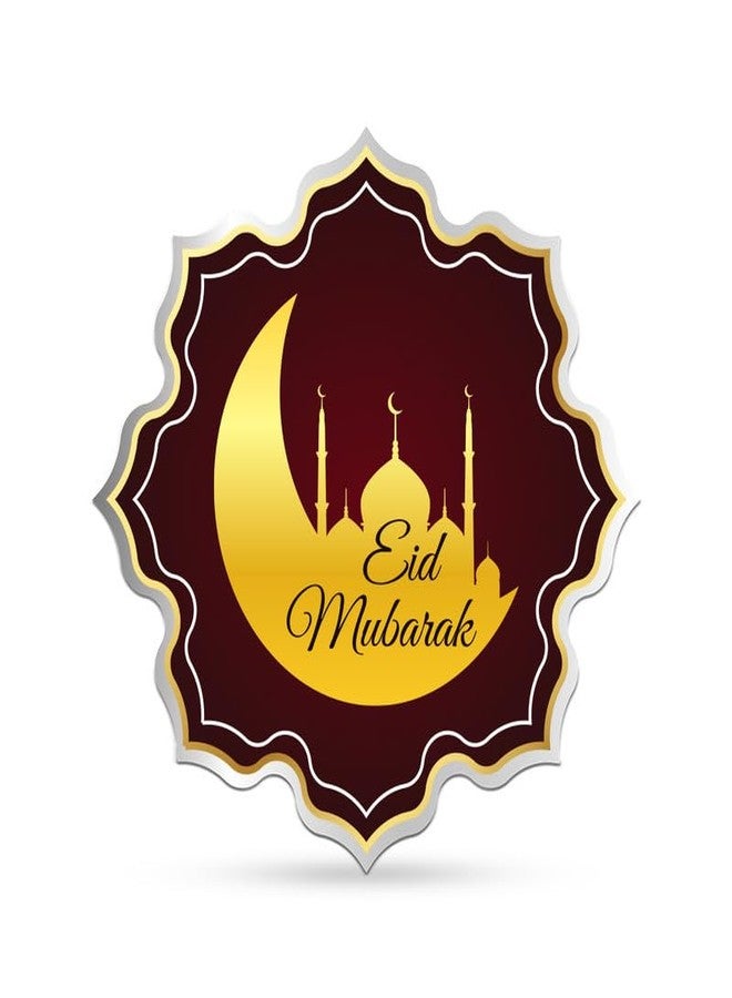 Silviya BIS Hallmarked Eid Mubarak 999 Pure Silver Coin (20g) Lotus Shape: Islamic Festival Gift - Eid al-Fitr Celebration - Religious Commemorative - Image 2