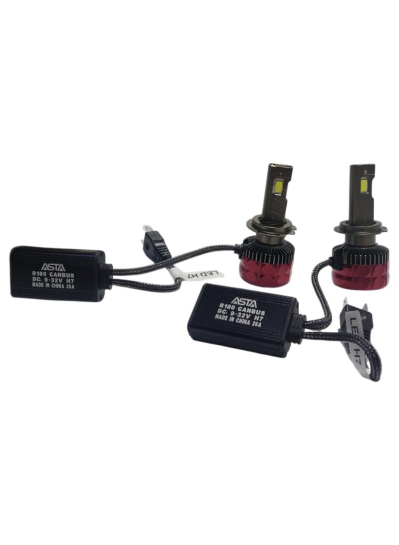 Ama R100 H7 LED Car Headlight Kit, Maximum Brightness 6000k - Image 1