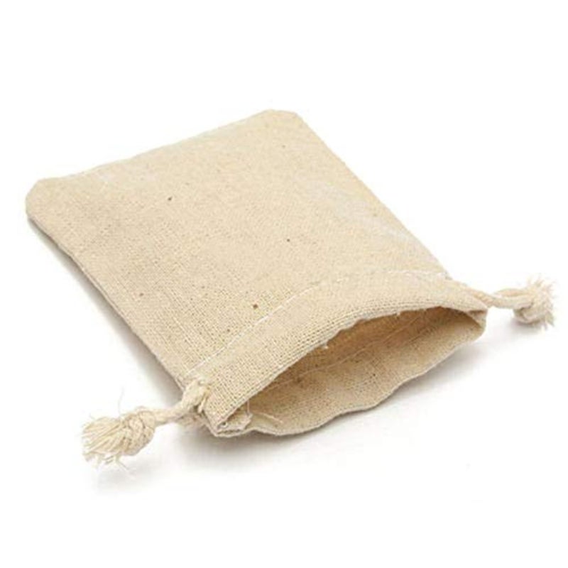 50Pcs Natural Burlap Bags Linen Pouches Sacks with Drawstring Burlap Jute Bags Reusable Eco-Friendly Small Storage Bag Pockets - Image 4