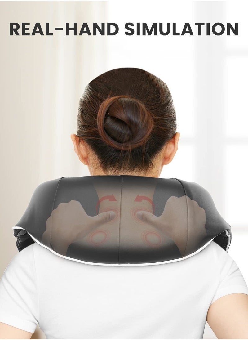 RENPHO - Heated Shiatsu Neck And Shoulder Back Massager, Electric Vibration Deep Tissue 3D Kneading - Image 1