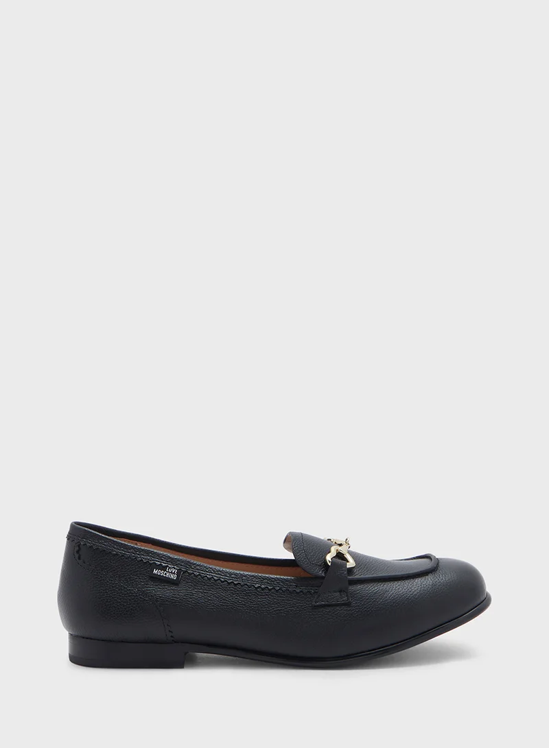 Love Moschino Casual Flat Moccasins