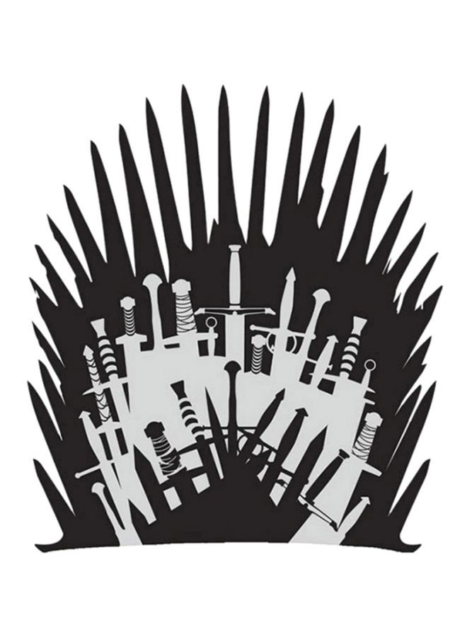 نيبمينينت ملصق جداري من الفينيل بتصميم مسلسل "Game Of Thrones" أسود 50x50Ø³Ù†ØªÙŠÙ…ØªØ± - Image 1