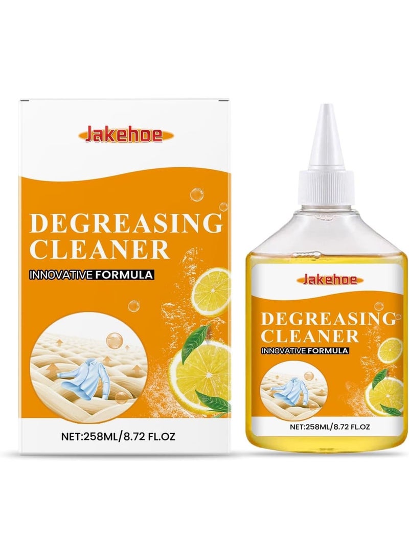 SYOSI Degreasing Cleaner, Citrus Formula Stain Remover, Laundry Spot Cleaner for Tough Stains and Grease, Compact and Easy-to-Use Squeeze Bottle, Long-Lasting Effectiveness for Fabrics, Clothes (8.72 OZ) - Image 1