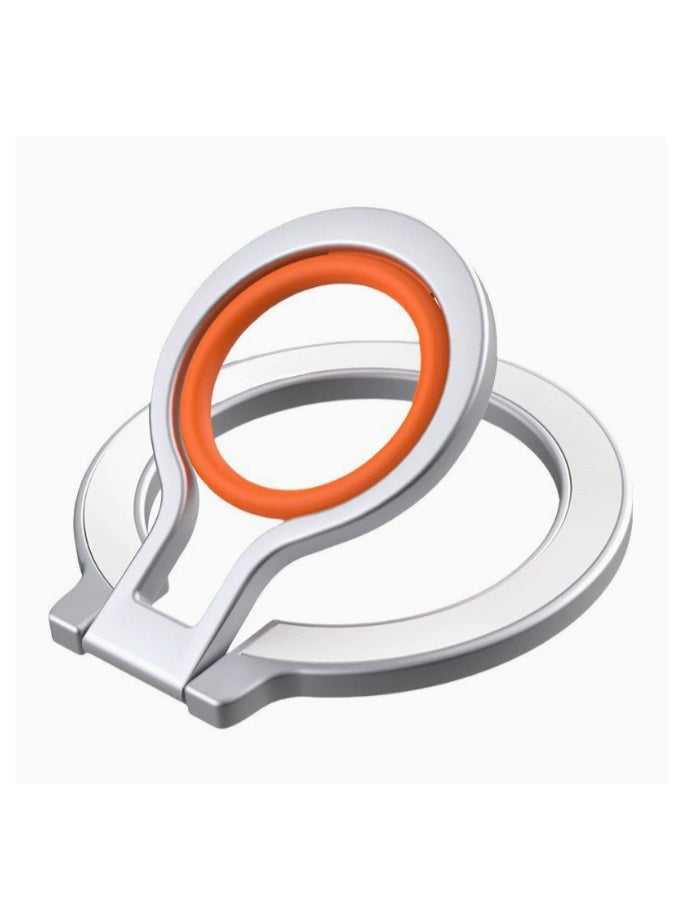 حامل هاتف مغناطيسي للسيارة متوافق مع MagSafe، حامل سيارة قابل للطي والدوران 360 درجة مع قاعدة شفط قوية، حامل هاتف مغناطيسي قابل للتعديل مع حلقة مغناطيسية، للاستخدام في السيارة والمكتب والمرآة والأسطح الملساء