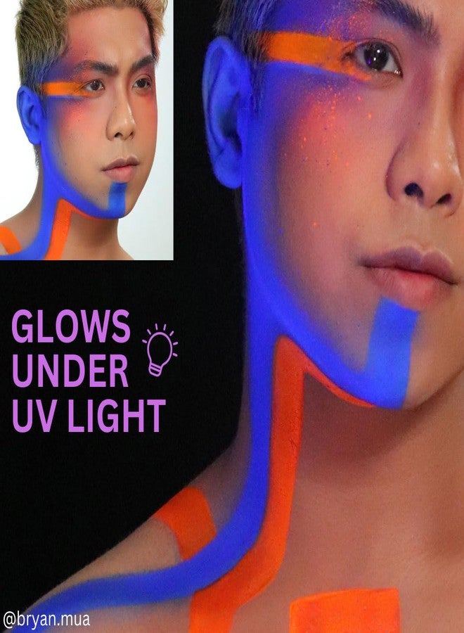 Mehron Makeup Liquid Makeup | Face Paint and Body Paint Perfect for Halloween, Cosplay I Air Brush Compatible 4.5 oz (133 ml) (Glow Orange) - Image 3