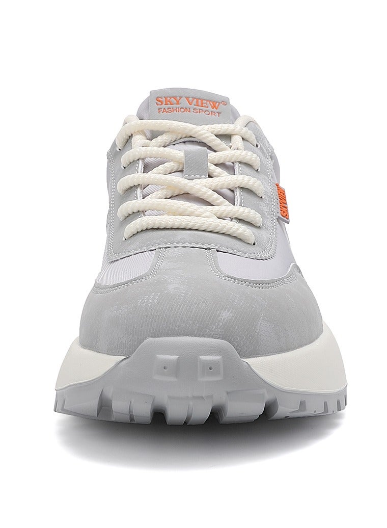 سكاي فيو أحذية كاجوال أنيقة للرجال أحذية مشي أنيقة للرجال بنعل ناعم غير قابل للانزلاق أحذية كاجوال مريحة وجيدة التهوية - Image 3