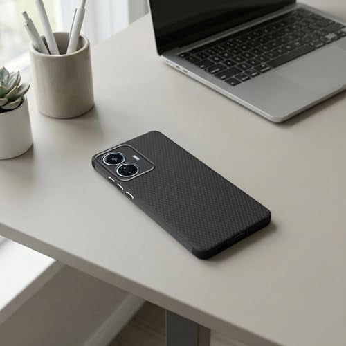 Jkobi Back Cover Case for Vivo T1 44W (Liquid Silicone | Side Grip | Camera Protection) - Image 5