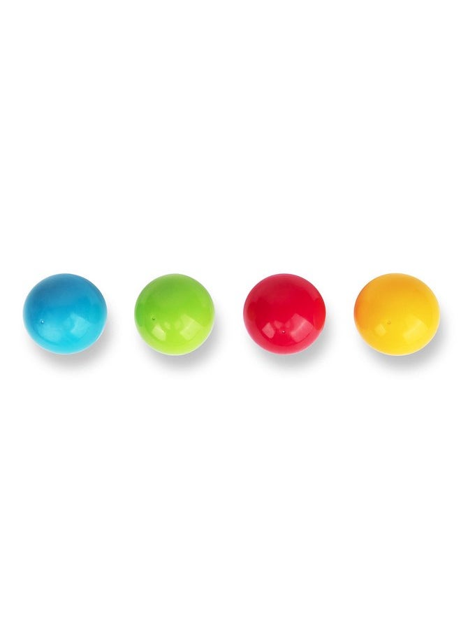 PLAYKIDIZ Playkidiz Super Durable Replacement Balls for Pound a Ball, Assortment of 4 Different Colored 1.75" Diameter Plastic Balls That Fit Most Pound a Ball Toys.  - Image 4