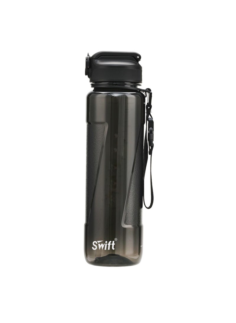 Swift Motivational Water Bottle 1000ML Water Bottle For Kids School Water Bottles With Straw Leak Proof Water Bottle With Time Marker For Sport, School, Gym, Office  - Image 1