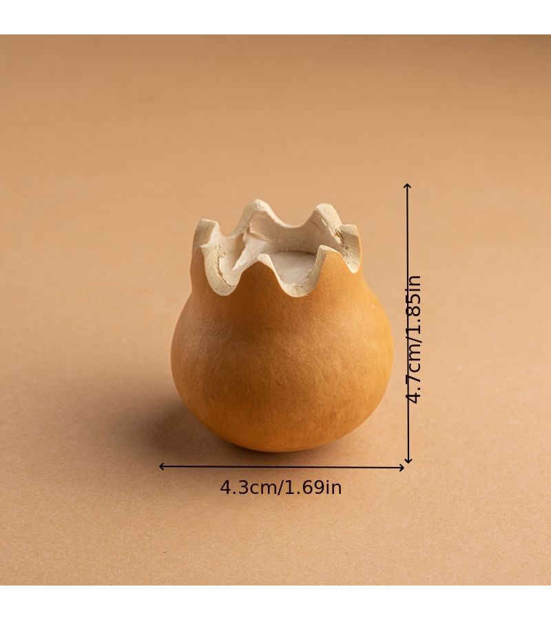 Natural Handmade Five Sided Gourd Car Hanging Ornament - Image 2
