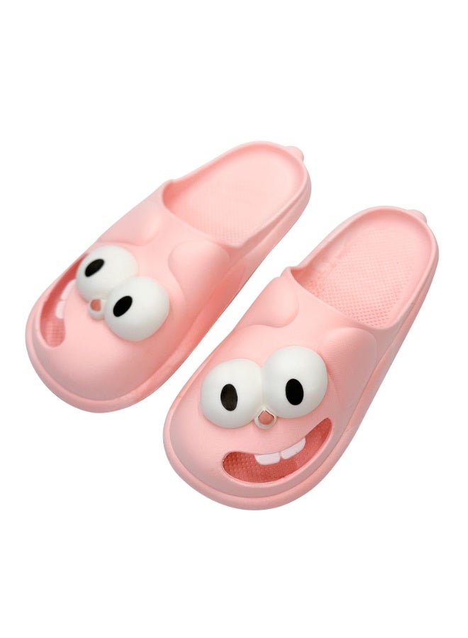 Lightweight ladies' slippers, made of PVC, soft and comfortable, pink - Image 1