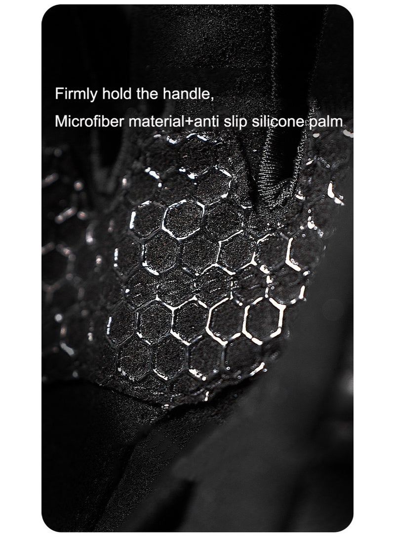 سولايت قفازات ركوب الدراجات النارية Sulaite G7 ترقية 3K ألياف الكربون مكافحة السقوط مزدوجة إصبع شاشة لمس إصبع كامل ونصف إصبع قفازات السفر الدراجات النارية - Image 5