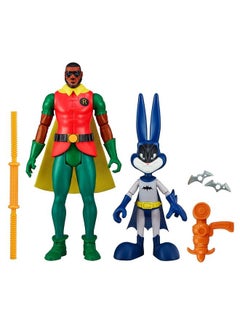 Oonies Moose Toys Space Jam: A New Legacy Dynamic Duo 12" Lebron James (Robin) & 9" Bugs Bunny (Batman) Multicolor (14647)  - Image 5