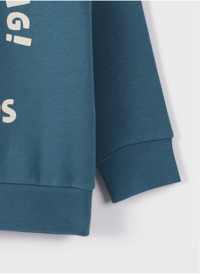 LC WAIKIKI Hoodie Printed Boys Sweatshirt  - Image 2