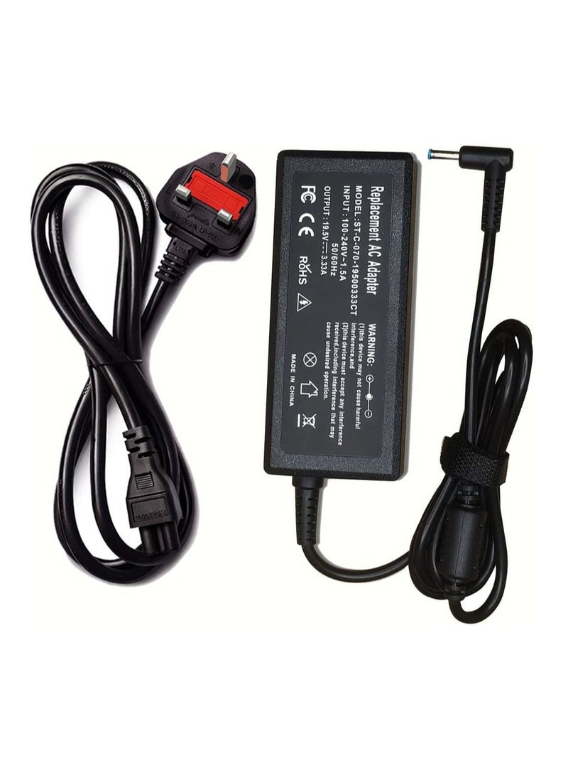 19.5V 3.33A 65W AC Adapter Laptop Battery Charger Power Cord for HP 250 255 G2 G3 G4 G5 Series HP Pavilion X360 Spectre X360 13 13T 15 HP Pavilion 15 Series HP Stream 11 13 14 Notebook PC  - Image 4