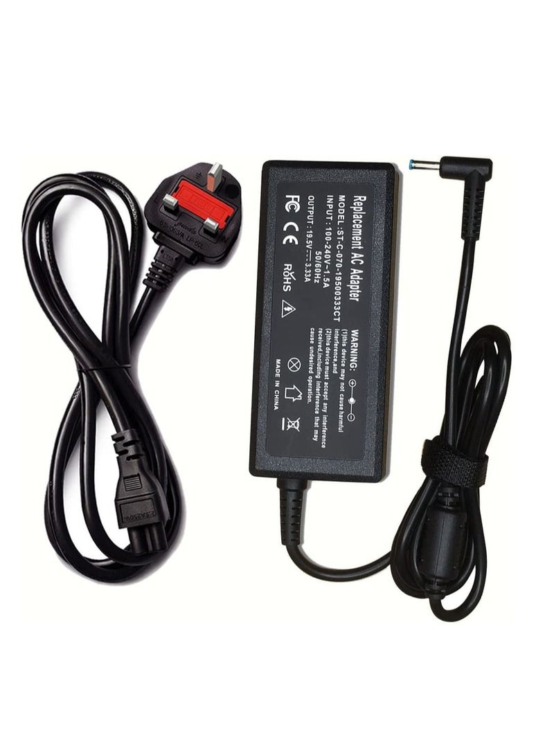 19.5V 3.33A 65W AC Adapter Laptop Battery Charger Power Cord for HP 250 255 G2 G3 G4 G5 Series HP Pavilion X360 Spectre X360 13 13T 15 HP Pavilion 15 Series HP Stream 11 13 14 Notebook PC  - Image 2