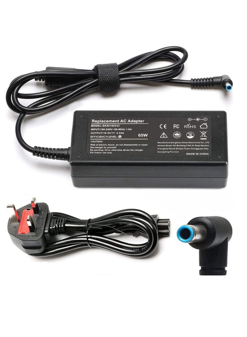 19.5V 3.33A 65W AC Adapter Laptop Battery Charger Power Cord for HP 250 255 G2 G3 G4 G5 Series HP Pavilion X360 Spectre X360 13 13T 15 HP Pavilion 15 Series HP Stream 11 13 14 Notebook PC  - Image 3