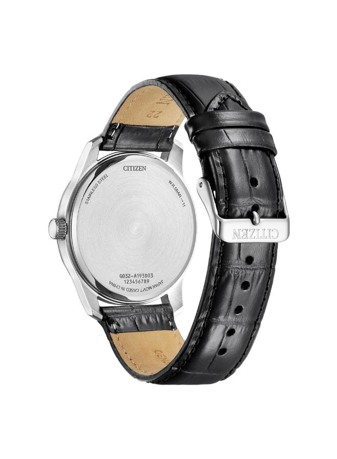 CITIZEN Men's Leather Analog Watch BH5001-05H - 42 mm - Image 3