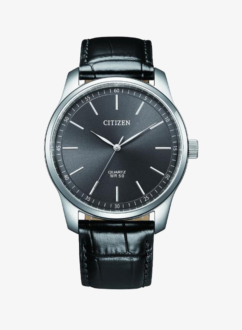CITIZEN Men's Leather Analog Watch BH5001-05H - 42 mm - Image 1