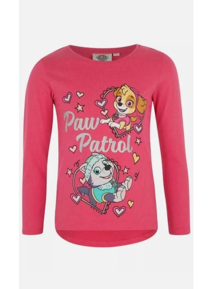 نيكلوديون باو باترول تي شيرت بأكمام طويلة لفتاة من باو باترول من القطن Kids TV100% - Image 1