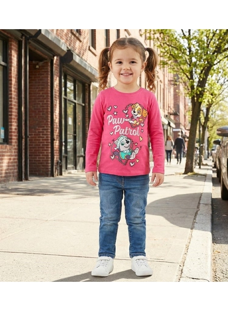 نيكلوديون باو باترول تي شيرت بأكمام طويلة لفتاة من باو باترول من القطن Kids TV100% - Image 3