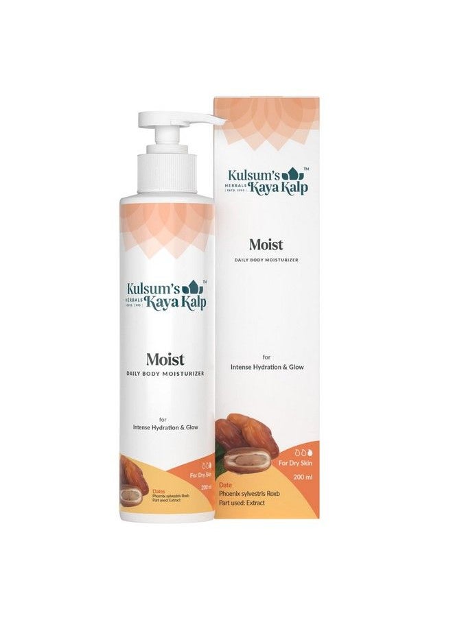 Kulsum's Kaya Kalp Herbals Moist Daily Body Moisturizer For Intense Hydration & Glow (200Ml)  - Image 2