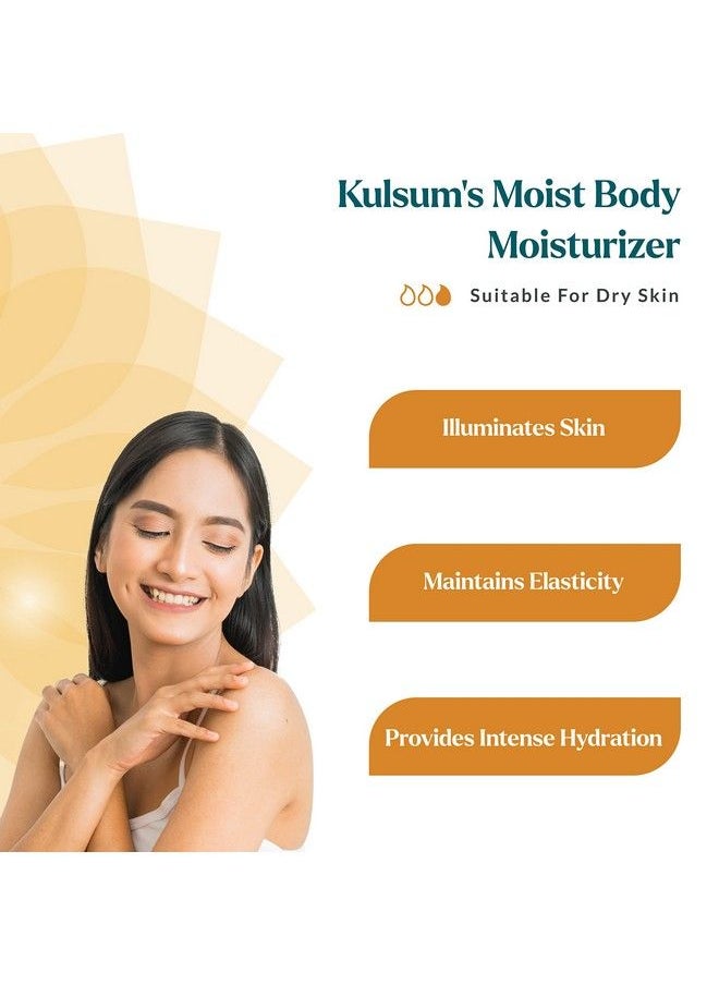Kulsum's Kaya Kalp Herbals Moist Daily Body Moisturizer For Intense Hydration & Glow (200Ml)  - Image 4