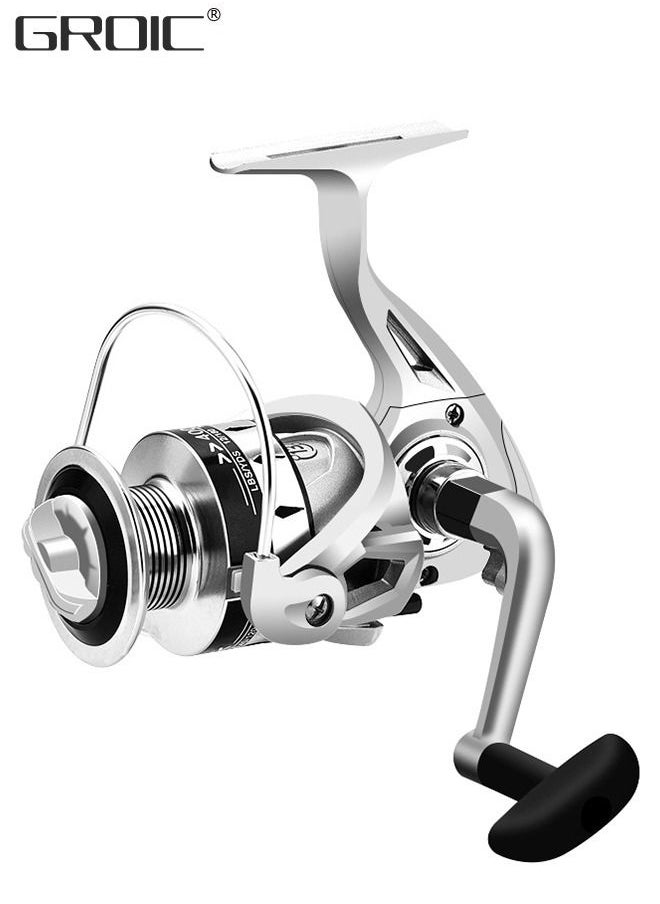 GROIC Fishing Reel, Ultra Smooth Powerful Fish Spinning Wheel, Aluminium Alloy Fishing Reels with 16LBs Drag Max, Balanced and Lightweight, Perfect for Freshwater or Saltwater Fishing  - Image 1