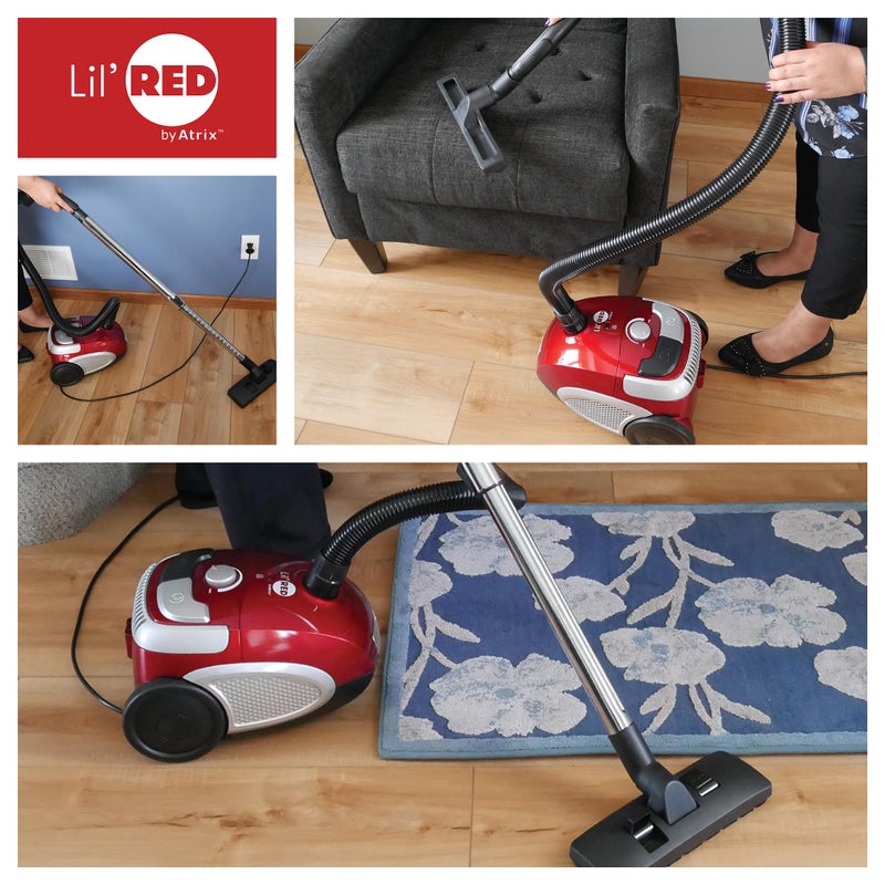 Atrix AHSC-1 Atrix Lil Red Canister Vacuum Portable Canister vacuum w/ 2 Quart HEPA Filter & Variable Speed Motor - Image 5