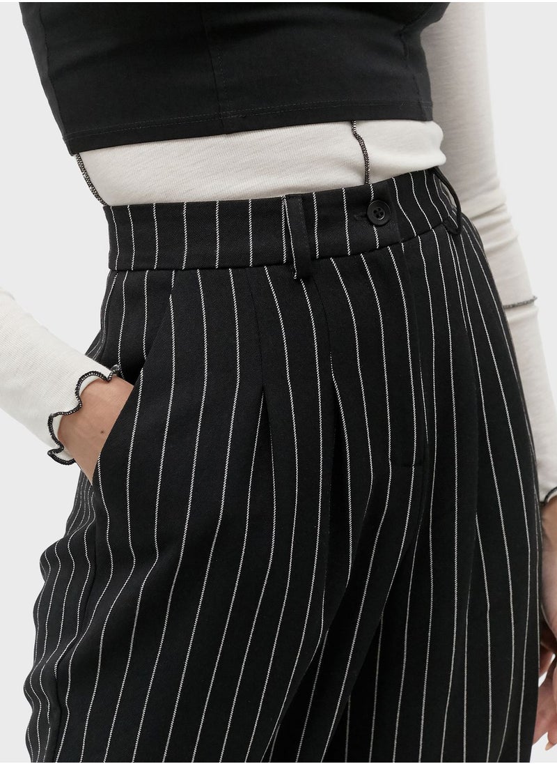 URBAN OUTFITTERS - Pinstriped Wide Leg Pants - Image 1