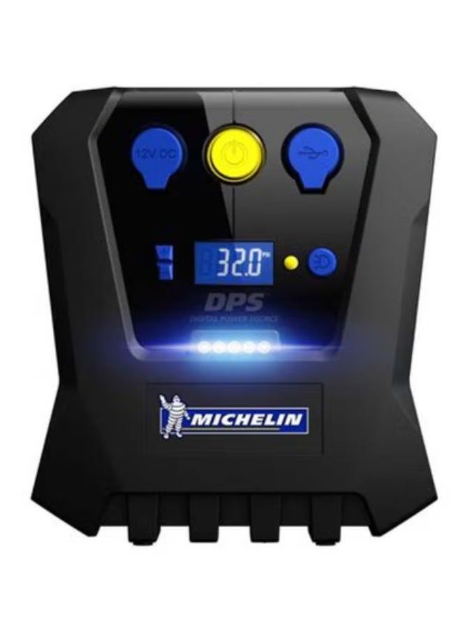 Michelin Programmable Air Compressor 12V - Tyre Inflator for SUV and 4x4 cars with Fast Flow, Emergency Power bank and Torch LED - Image 1