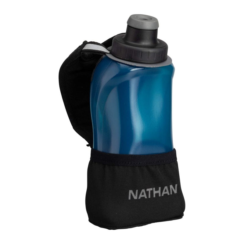 Nathan Running Handheld Water Bottle Adjustable No-Grip Quick Squeeze Lite Hand Strap. Reflective Hydration - Image 1