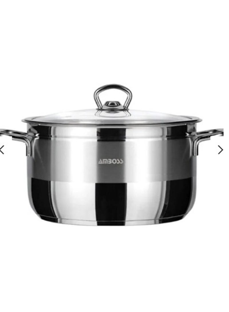 AMBOSS 18/10 Stainless Steel Cooking Pot – Multi Sizes - Image 2