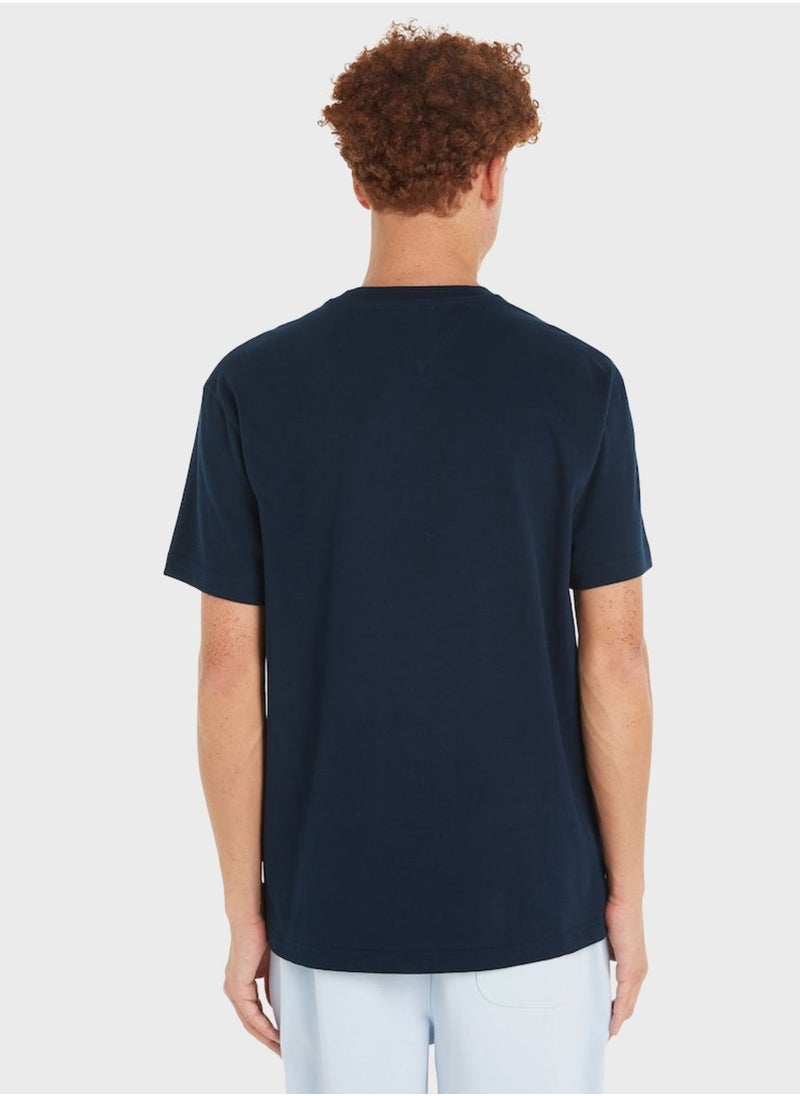 TOMMY JEANS - Logo Crew Neck T-Shirt - Image 1