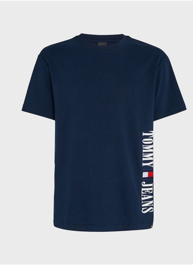 TOMMY JEANS - Logo Crew Neck T-Shirt - Image 1