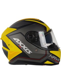 AXXIS AXXIS Hawk Judge Motorcycle Helmet Matte Yellow S Yellow Matt S  - Image 4