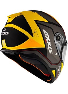 AXXIS AXXIS Hawk Judge Motorcycle Helmet Matte Yellow S Yellow Matt S  - Image 2