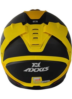 AXXIS AXXIS Hawk Judge Motorcycle Helmet Matte Yellow S Yellow Matt S  - Image 5