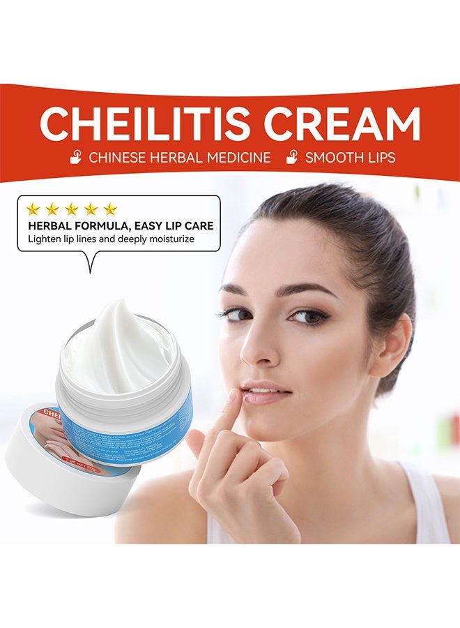 سوميفون مرهم التهاب الشفة ، مرطب شفاهي للشفاه شديدة التشقق ، مكونات طبيعية للتبريد الفوري وتخفيف الآلام ، إزالة الجلد الميت / تلاشي خطوط الشفاه / تحسين لون الشفاه 30 جم - Image 4