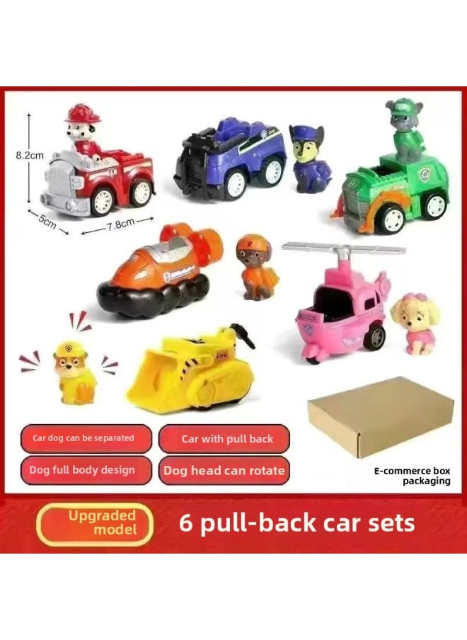 Generic Wangwang Team Toy Litong Car Dog Full Set Watchtower Patrol Inertial Rescue Bus Sound And Light Watchtower Headquarters-Colour:Middle Bus 10 Dogs + Flatbed  - Image 5