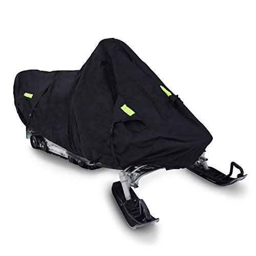 Budge Sportsman Trailerable Snowmobile Cover, Heavy-Duty Waterproof Polyester, Fits Snowmobiles up to 130" L x 51" W x 48" H, Black - Image 1