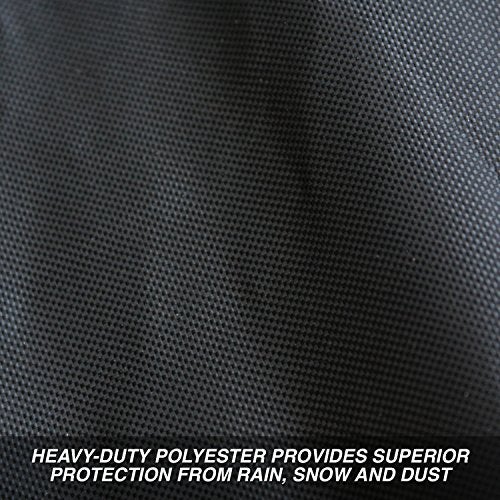 Budge Sportsman Trailerable Snowmobile Cover, Heavy-Duty Waterproof Polyester, Fits Snowmobiles up to 130" L x 51" W x 48" H, Black - Image 3